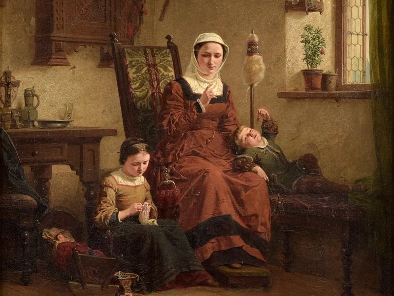 1829-Adolf Seel - Casa dolce casa